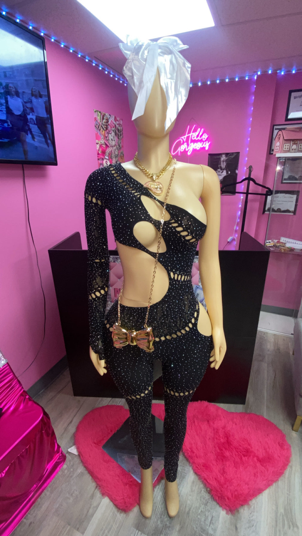 Black Starry Night Jumpsuit