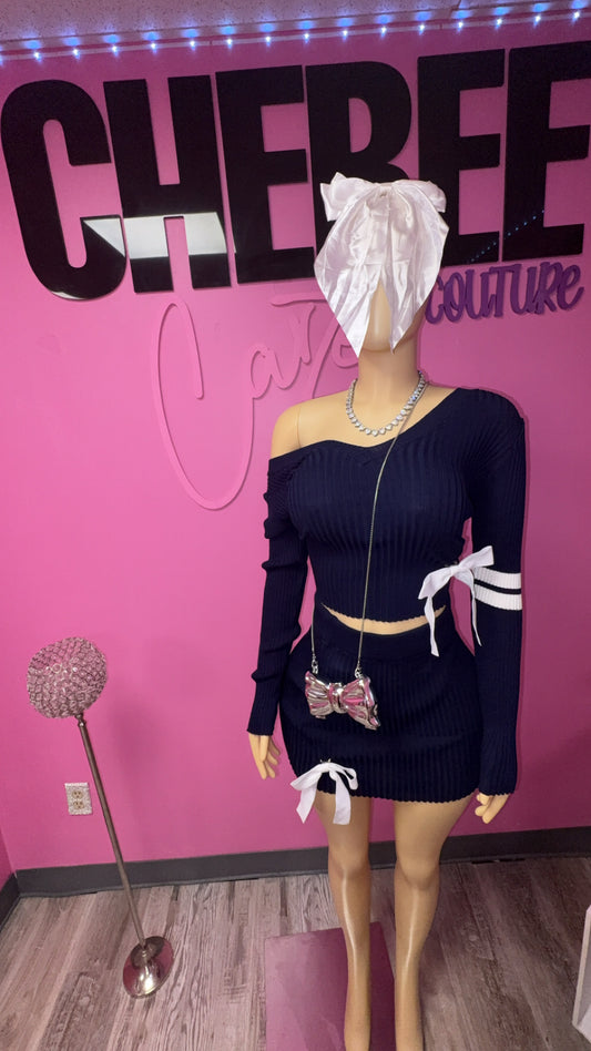 Navy Sweetheart Set
