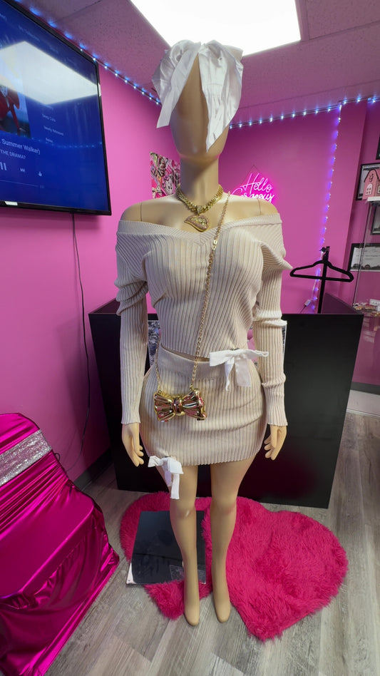 Nude Sweetheart Set