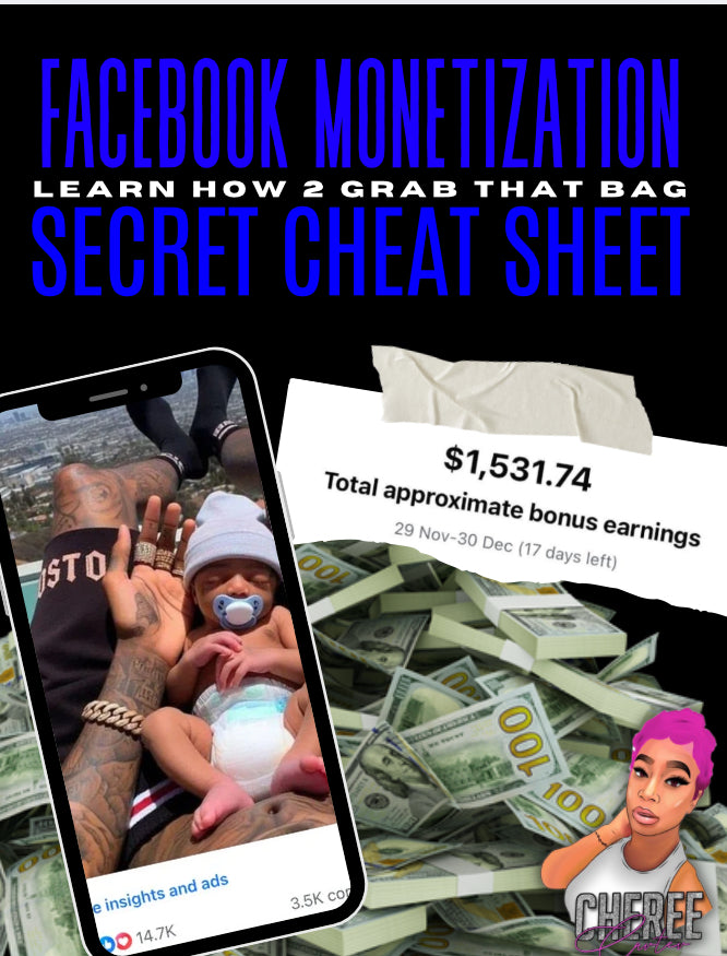 Facebook Monetization Cheat Sheet Ebook