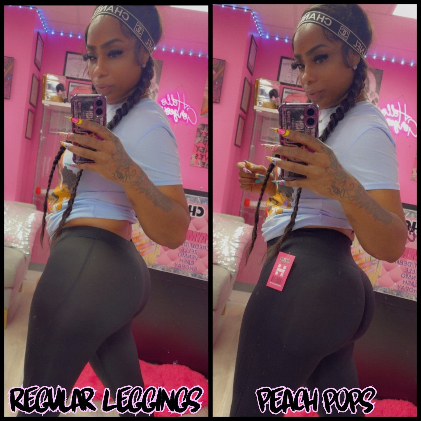 Peach Pop Butt Lift Leggings